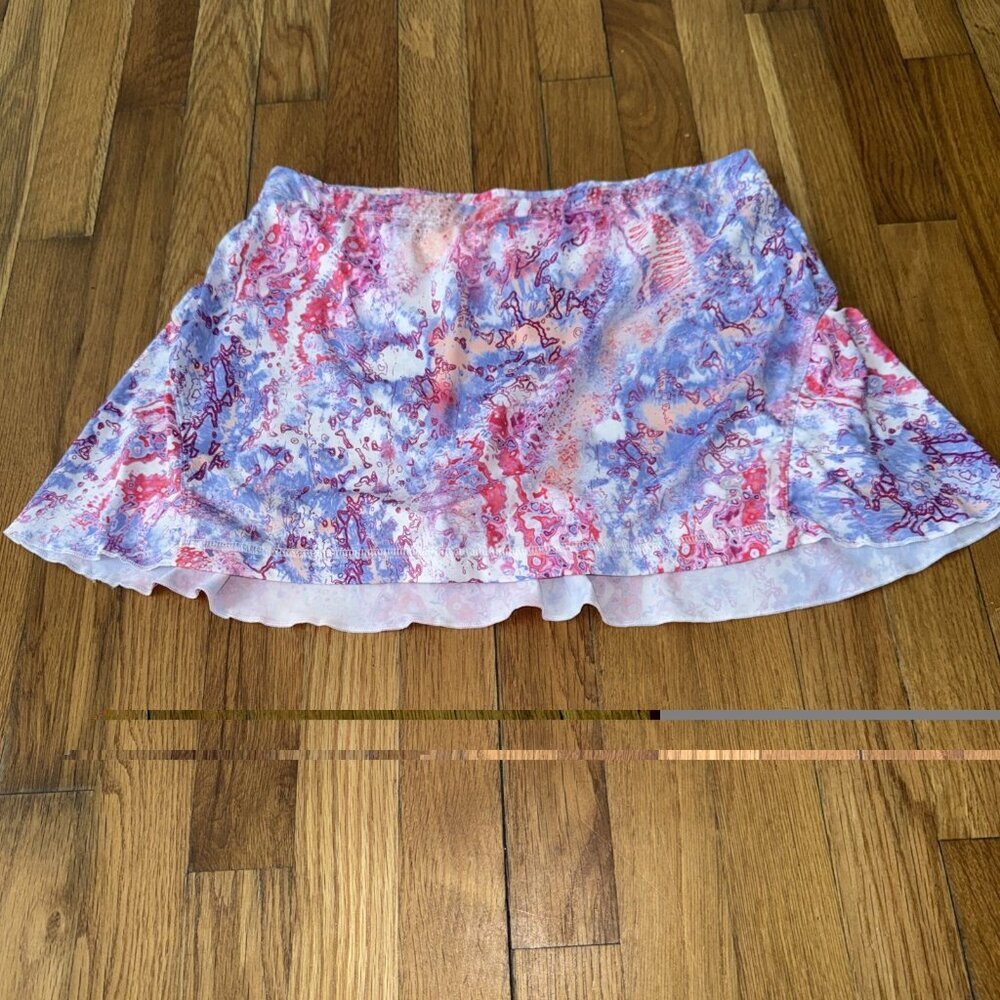 Sofibella Skort Skirt Golf Tennis Pickleball Women's Tie-dye Marble Size Medium